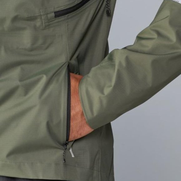 NWT! REI Co-op Junction Hooded Cycling Rain Jacket Asparagus/X-Large - Picture 14 of 16